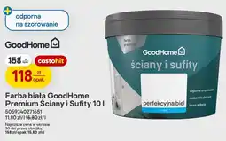 Castorama Farba biała GoodHome Premium Ściany i Sufity oferta