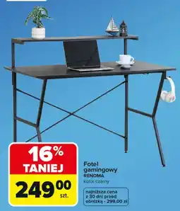 Carrefour Fotel gamingowy Renoma oferta
