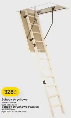 Castorama Schody strychowe Passive 120x60 cm oferta