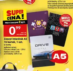 Twój Market Zeszyt Interdruk A5 16 kartek oferta