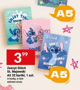Twój Market Zeszyt Stitch St. Majewski A5 32 kartki oferta