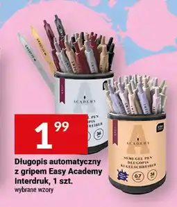 Twój Market Długopis automatyczny z gripem Easy Academy Interdruk oferta
