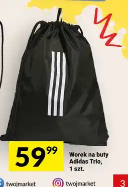 Twój Market Worek na buty Adidas Trio oferta