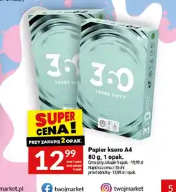 Twój Market Papier ksero A4 Three Sixty oferta