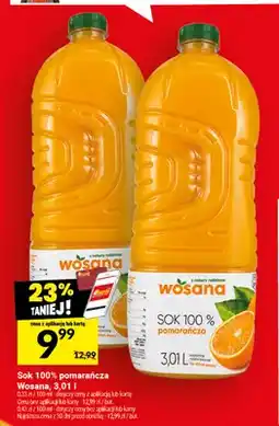 Twój Market Sok pomarańcza Wosana 100% oferta