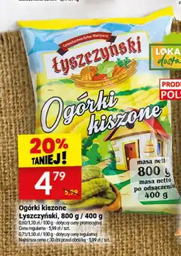 Twój Market Ogórki kiszone Łyszczyński oferta