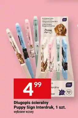Twój Market Długopis ścieralny Puppy Sign Interdruk oferta