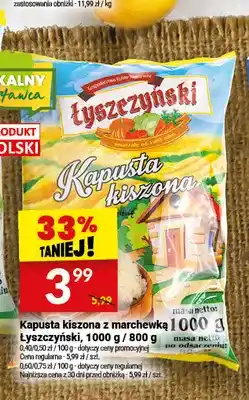 Twój Market Kapusta kiszona z marchewką Łyszczyński oferta