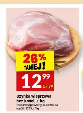 Twój Market Szynka wieprzowa bez kości oferta