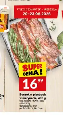 Twój Market Boczek w plastrach w marynacie Białecki Wędzarnia oferta
