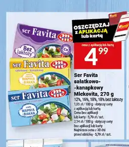 Twój Market Ser Favita sałatkowo-kanapkowy Mlekovita oferta