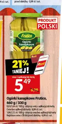 Twój Market Ogórki kanapkowe Frutico oferta