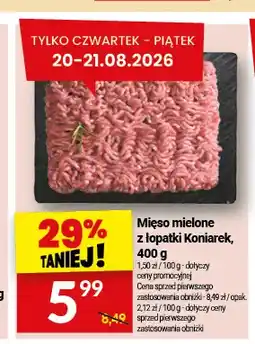 Twój Market Mięso mielone z łopatki Koniarek oferta