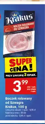 Twój Market Boczek rolowany od Szwagra Krakus oferta
