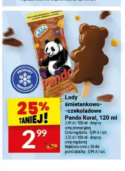 Twój Market Lody śmietankowo-czekoladowe Pando oferta