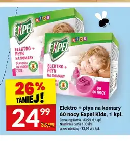 Twój Market Elektro + płyn na komary Expel Kids oferta