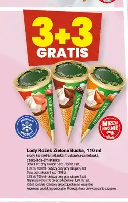 Twój Market Lody Rożek Zielona Budka słony karmel-śmietanka oferta