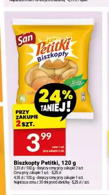Twój Market Biszkopty Petitki San oferta