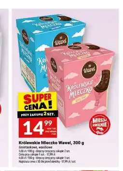 Twój Market Pianki Królewskie Mleczko Wawel śmietankowe oferta