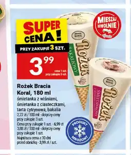 Twój Market Rożek Bracia Koral śmietanka z wiśniami oferta