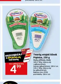 Twój Market Twaróg wiejski klinek tłusty Piątnica oferta