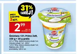 Twój Market Śmietana Primo Zott 12% oferta