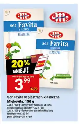 Twój Market Ser Favita w plastrach klasyczny Mlekovita oferta