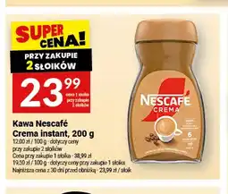 Twój Market Kawa rozpuszczalna Nescafé Crema oferta