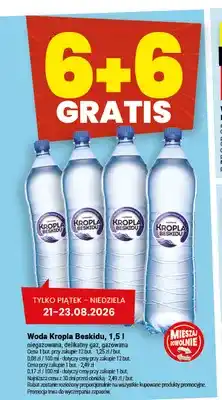 Twój Market Woda niegazowana Kropla Beskidu oferta