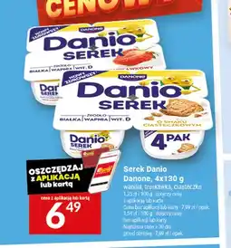 Twój Market Serek homogenizowany Danio o smaku waniliowym Danone 4-pak oferta