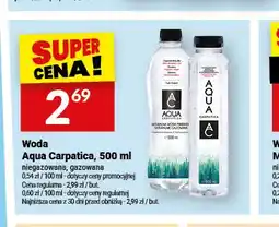 Twój Market Woda niegazowana Aqua Carpatica oferta