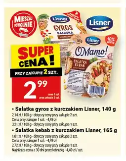 Twój Market Sałatka gyros z kurczakiem Lisner oferta