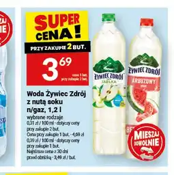 Twój Market Woda Żywiec Zdrój z nutą soku jabłko oferta