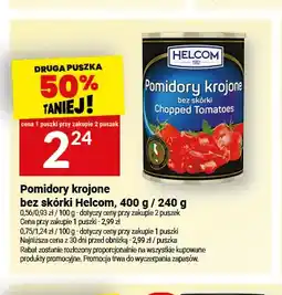 Twój Market Pomidory krojone bez skórki Helcom oferta