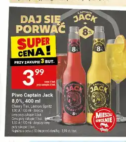 Twój Market Piwo Captain Jack Cherry Tini 8,0% oferta