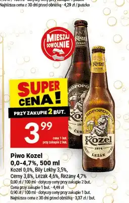 Twój Market Piwo bezalkoholowe Kozel oferta