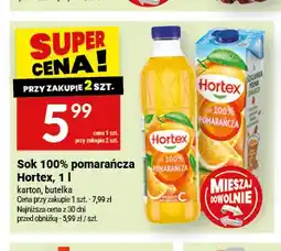 Twój Market Sok pomarańcza Hortex 100% oferta