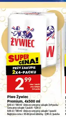 Twój Market Piwo Żywiec Premium 4-pak oferta