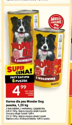 Twój Market Karma dla psa Wonder Dog puszka z kurczakiem oferta