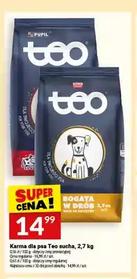 Twój Market Karma dla psa Teo sucha bogata w drób oferta
