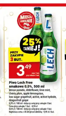 Twój Market Piwo bezalkoholowe Lech smakowe lemon pomelo oferta