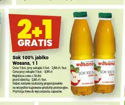 Twój Market Sok jabłko Wosana 100% oferta