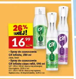 Twój Market Spray do czyszczenia Cif Infinite clean oferta