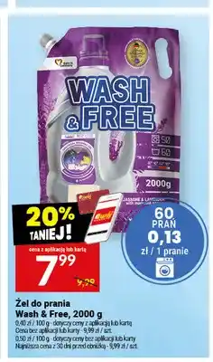 Twój Market Żel do prania Wash & Free oferta