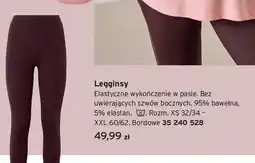 Tchibo Legginsy sportowe bordowe oferta