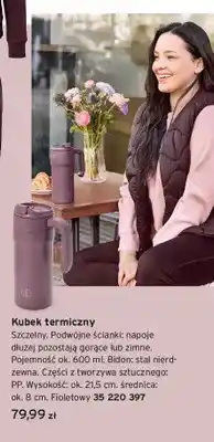 Tchibo Kubek termiczny fioletowy Tchibo oferta