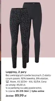 Tchibo Legginsy damskie 2 pary oferta