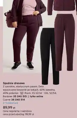 Tchibo Spodnie dresowe czarne Tchibo oferta