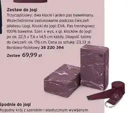 Tchibo Zestaw do jogi Tchibo bordowo-fioletowy oferta