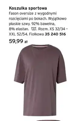Tchibo Koszulka sportowa oversize oferta